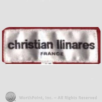 Clothing label : Christian Llinares.