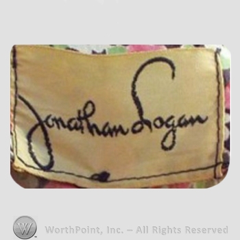 Clothing label : Jonathan Logan.
