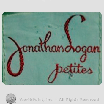Clothing label : Jonathan Logan.