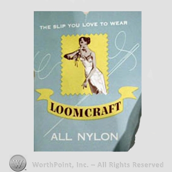 Clothing label : Loomcraft.