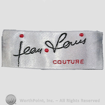 Clothing label : Jean Louis Berthault.