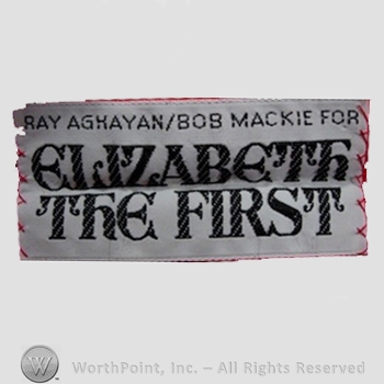Clothing label : Bob Mackie.