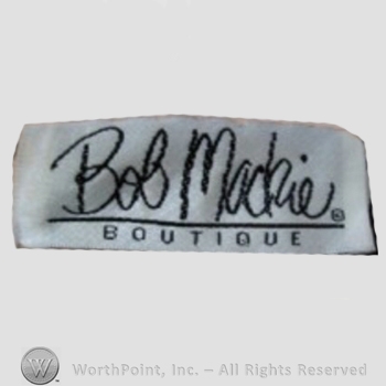 Clothing label : Bob Mackie.