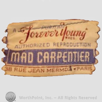 Clothing label : Mad Carpentier.