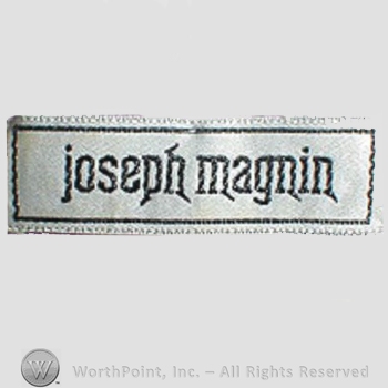 Clothing label : Joseph Magnin.