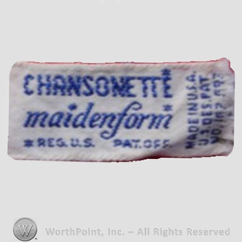 Clothing label : Maidenform.