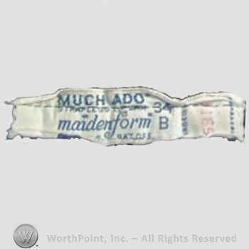 Clothing label : Maidenform.