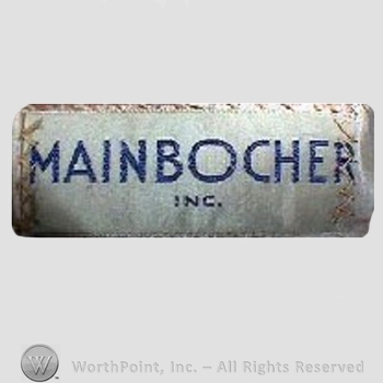 Clothing label : Mainbocher.