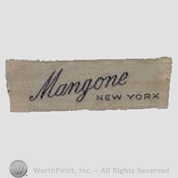 Clothing label : Philip Mangone.