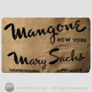 Clothing label : Philip Mangone.