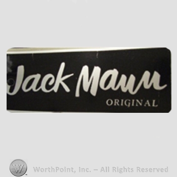 Clothing label : Jack Mann.