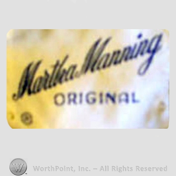 Clothing label : Martha Manning.