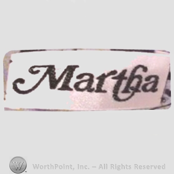 Clothing label : Martha.