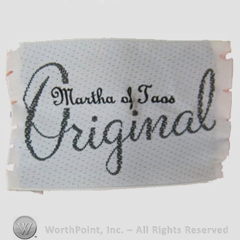 Clothing label : Martha of Taos.