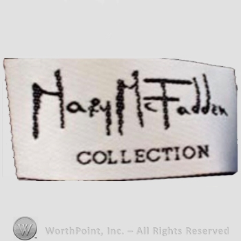Clothing label : Mary McFadden.