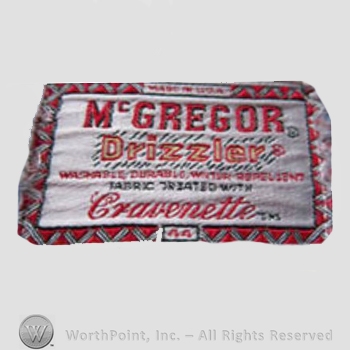 Clothing label : McGregor.