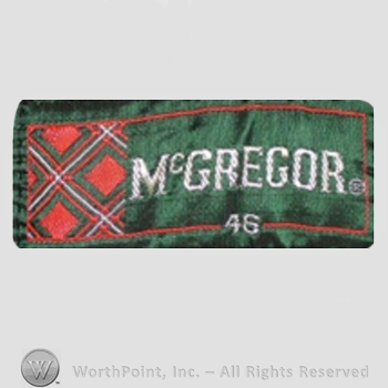 Clothing label : McGregor.
