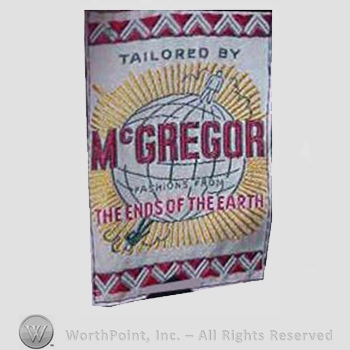 Clothing label : McGregor.