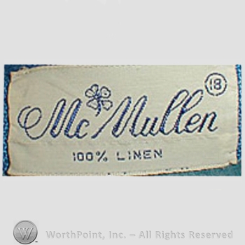 Clothing label : McMullen.