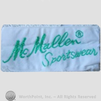 Clothing label : McMullen.