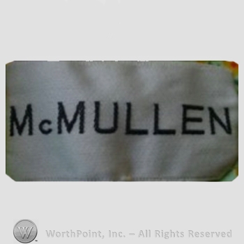 Clothing label : McMullen.