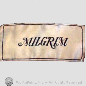 Clothing label : Milgrim.
