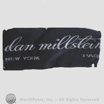 Clothing label : Dan Millstein.
