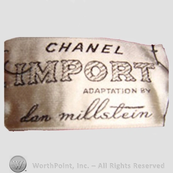Clothing label : Dan Millstein.