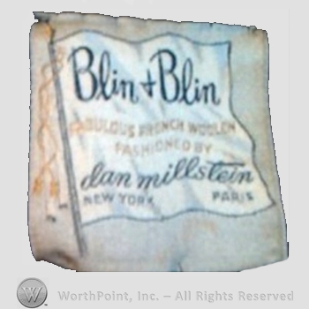 Clothing label : Dan Millstein.