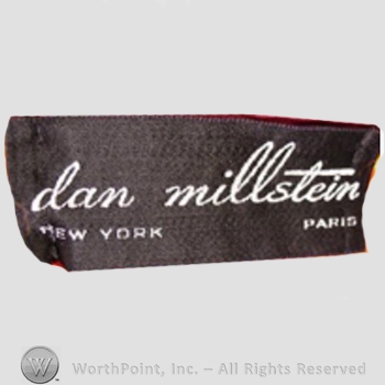 Clothing label : Dan Millstein.
