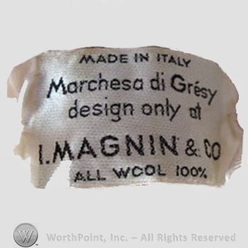 Clothing label : Mirsa.