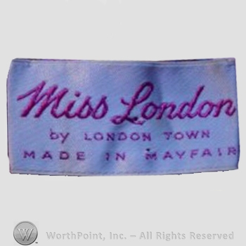 Clothing label : Miss London.
