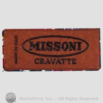 Clothing label : Missoni.