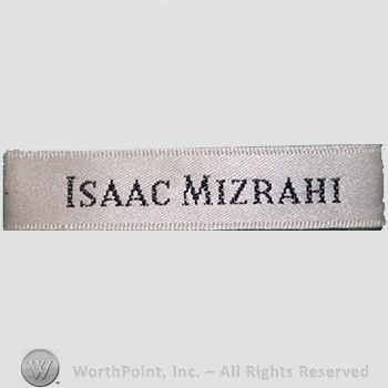 Clothing label : Isaac Mizrahi.