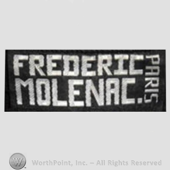 Clothing label : Frederic Molenac.
