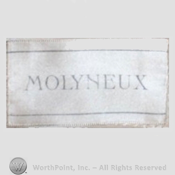 Clothing label : Molyneux.