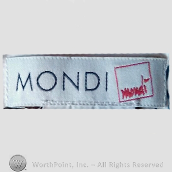 Clothing label : Mondi.
