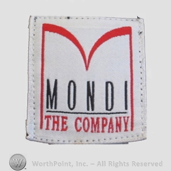 Clothing label : Mondi.