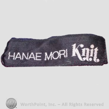 Clothing label : Hanae Mori.