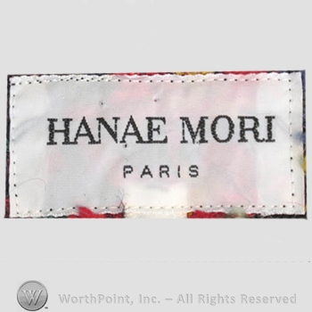 Clothing label : Hanae Mori.