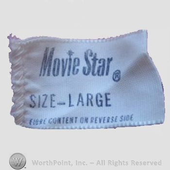 Clothing label : Movie Star.