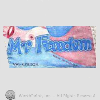 Clothing label : Mr. Freedom.
