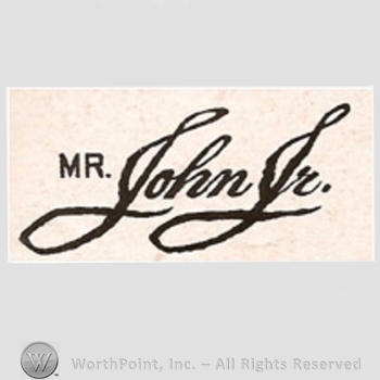 Clothing label : Mr. John.