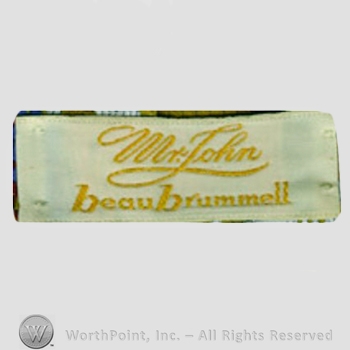 Clothing label : Mr. John.