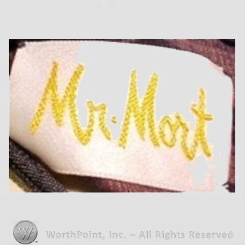 Clothing label : Mr. Mort.