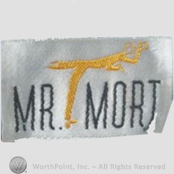 Clothing label : Mr. Mort.