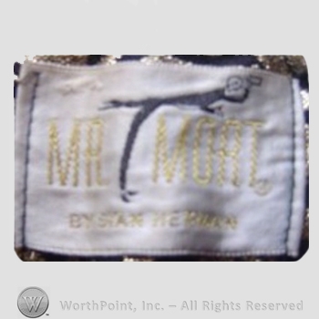 Clothing label : Mr. Mort.