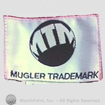 Clothing label : Thierry Mugler.