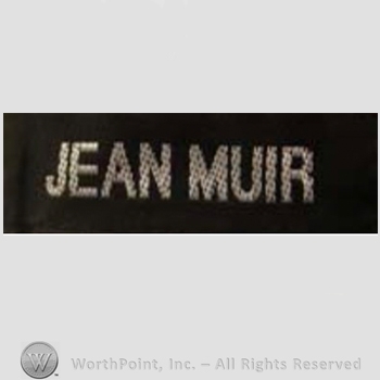 Clothing label : Jean Muir.