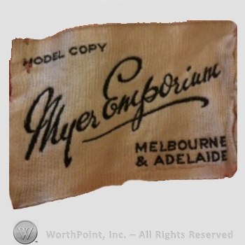 Clothing label : Myer.
